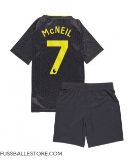Günstige Everton Dwight McNeil #7 Auswärts Trikotsatzt Kinder 2024-25 Kurzarm (+ Kurze Hosen)